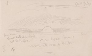 Le carnet de croquis du canal - Joseph Mallord William Turner